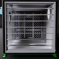 Industrial Control Equipment with Multiple White Enclosures Long Pipes and Circular Ports