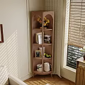 Dining Living Room Interior Design With Wooden Arched Sideboard Displaying Flowers Fruits And Decor