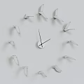 Modern clock wall clock 3d model