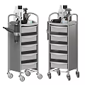 Ergonomic Black And White Medical Devices Featuring Examination Chairs Mobile Carts And Equipment Units