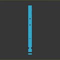 Drawer Slide Track Slide Equipment Parts Realistic 3d model