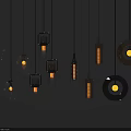 Modern Pendant Lights With Various Glass And Metal Frame Designs For Interior Decor