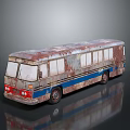 Bus Large Bus CMB Medium Van Large Van Bus School Bus Van Box Car 3d model