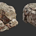Rough Natural Stone And Solid Wood With Organic Textures For Decorative Projects