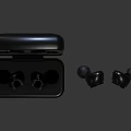pTron True Wireless Earbuds With Black Charging Case And Modern Compact Design