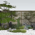 New Chinese landscape sketch 3d model