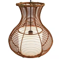 Creative Wicker Pendant Lights With Multiple Unique Shapes For Home Decor