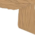 Stylish Wooden Ceiling Drapery with Layered Wavy Design in Modern Interior