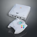 Modern game console home game console Nintendo game console vintage game console 3d model