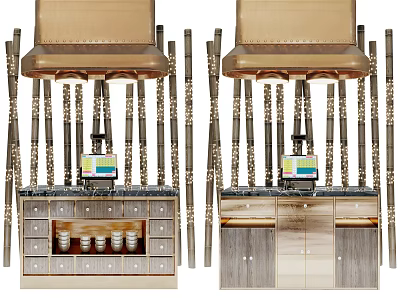 Elegant Modern Luxury Sideboard Cabinet Featuring Gold Metal Frame Wooden Body Drawers And Storage 3d model
