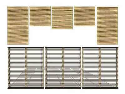 New Chinese-style roller shutter 3d model