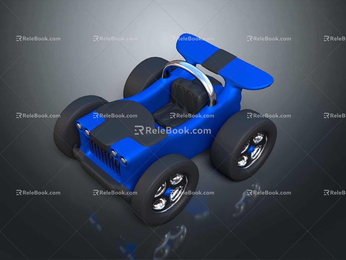 Modern toy car children toy car children car racing 3d model