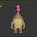 Turtle Cartoon Turtle Snapping Turtle Chickbill Turtle Reptile Cold Blooded Animal Reptile Class 3d model