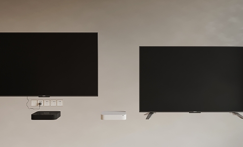 Smart TV HD LCD 3d model