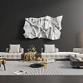 Modern Sofa Coffee Table Combination Sofa Combination 3d model