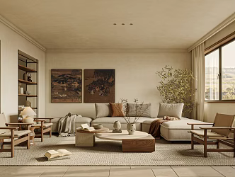 The Silent Living Room 3d model