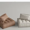 Modern Combination Sofa Piedmont Double Sofa Lazy Sofa 3d model