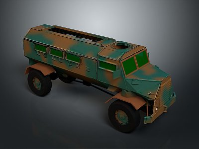 Military Truck Military Transporter Military Transporter Armed Transporter Armored Transporter 3d model