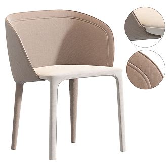 Modern Lounge Chair Italian Single Chair 3d model