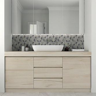 Modern sink 3d model