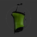 Green Corset With Black Lace Trim And Bow Accents Fashion Design