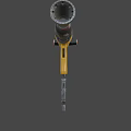 Rospen Tactical Weapon With Yellow Black Design Ergonomic Grip And Trigger Mechanism