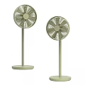 Light Green Modern Electric Standing Fans with Minimalist Design for Daily Use