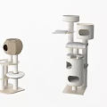 Cat climbing frame 3d model