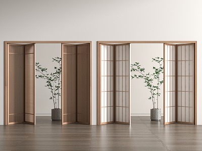 Folding door 3d model