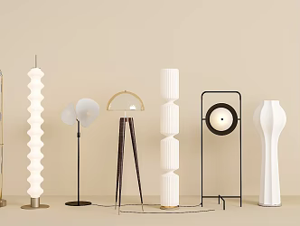 Floor Lamp Metal Floor Lamp Art Floor Lamp 3d model