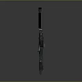Modern Tactical Assault Rifle With Scope Vertical Grip And Detachable Magazine