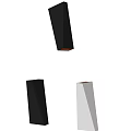 Modern Black And White Geometric Wall Lamps With Warm Illumination Design
