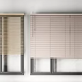 Various Window Blinds in Different Styles Colors and Designs for Home Windows 3d model