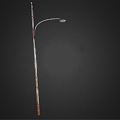 Industrial LOFT Street Light Rusty Street Light 3d model