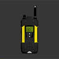 Wireless Doorbell With Black And Yellow Design Digital Display Showing 88 And Antenna
