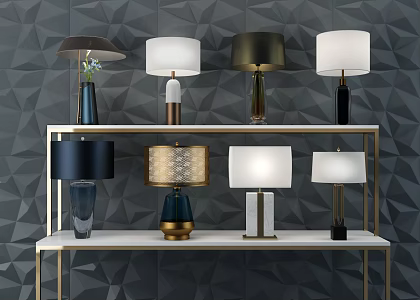 Modern Table Lamp Table Lamp Combination 3d model