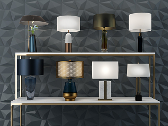 Modern Table Lamp Table Lamp Combination 3d model