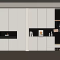 Modern shoe cabinet 3d model