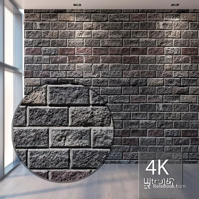 Brick Wall Components With Natural Texture And 4K High Definition Details 3d model 