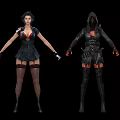Game Movie Characters Diverse Outfit Styles And Unique Character Designs