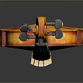 Violin Cartoon Violin Animation Violin Instrument String Western Instrument 3d model
