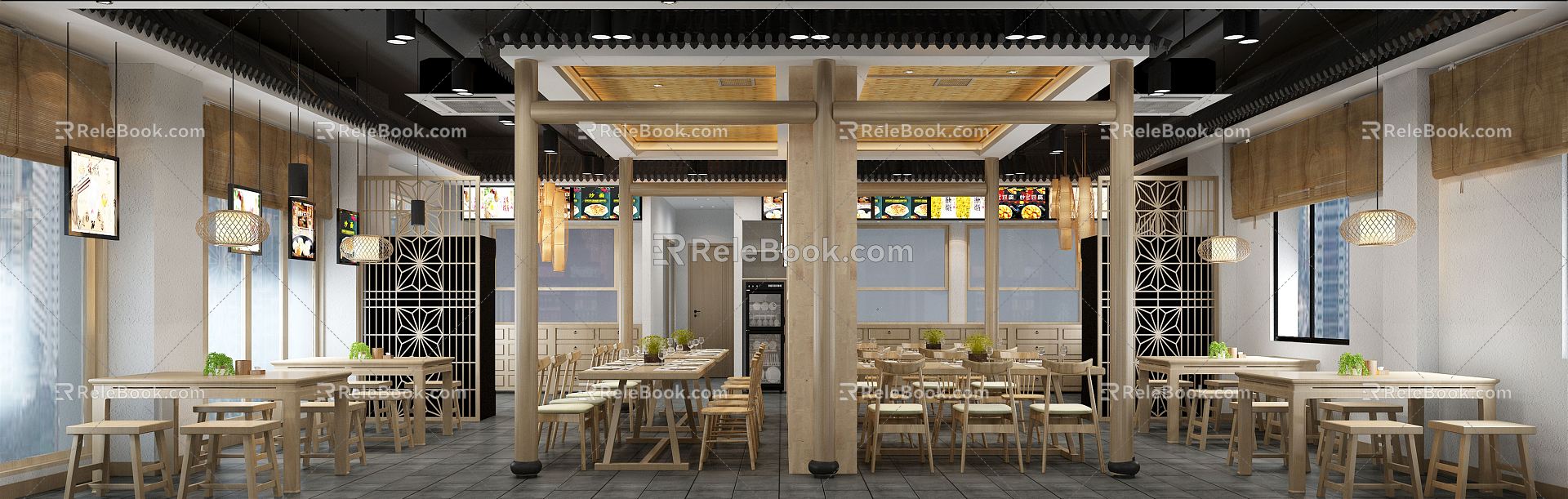 New Chinese Restaurant Chinese Restaurant 3d model