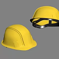Yellow Hard Hats Protective Safety Equipment With Durable Design For Workplace Use
