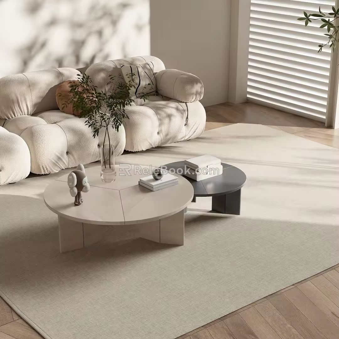 Modern coffee table 3d model