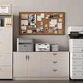 Modern File Cabinet Printer File Cabinet Office Supplies File Cabinet 3d model