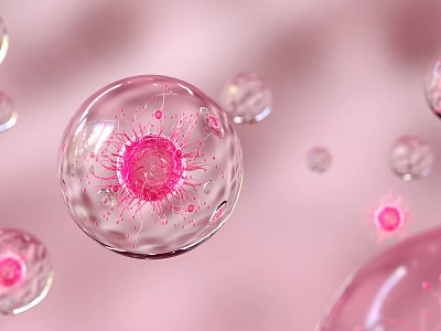 Biotech Pink Cell 3d model Biotech Pink Cell 3d model