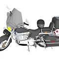 Classic Cruiser Motorcycle With Windshield Two Seater Seat Saddlebags Alloy Wheels And Chrome Details