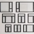 Windows Casement Windows Floor-to-ceiling Windows Balcony Windows Bay Windows 3d model