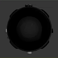Professional Camera Lens with Black Body and Red Accent Ring for High Resolution Photography