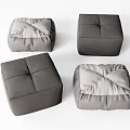Modern Sofa Stool Lazy Sofa Casual Sofa Bean Bag Sofa Chair Single Person Sofa Shoe Stool Low Stool 3d model